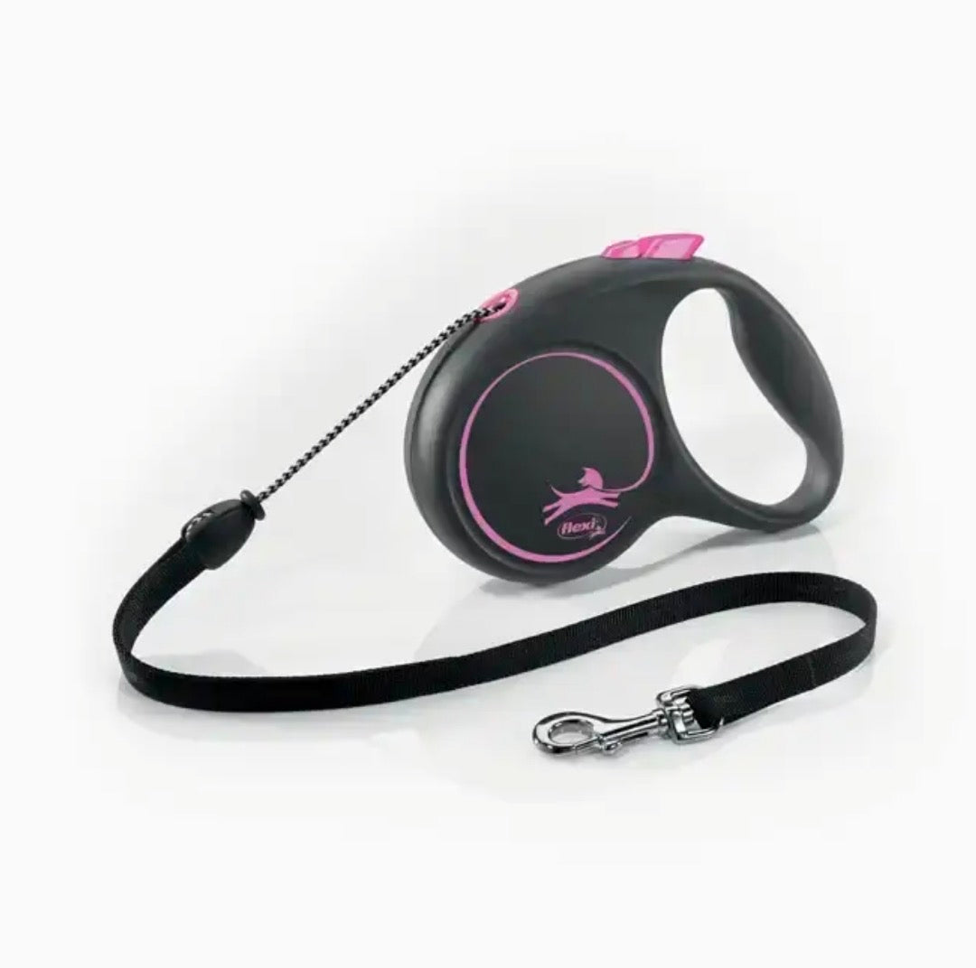 Laisse Flexi Black Design