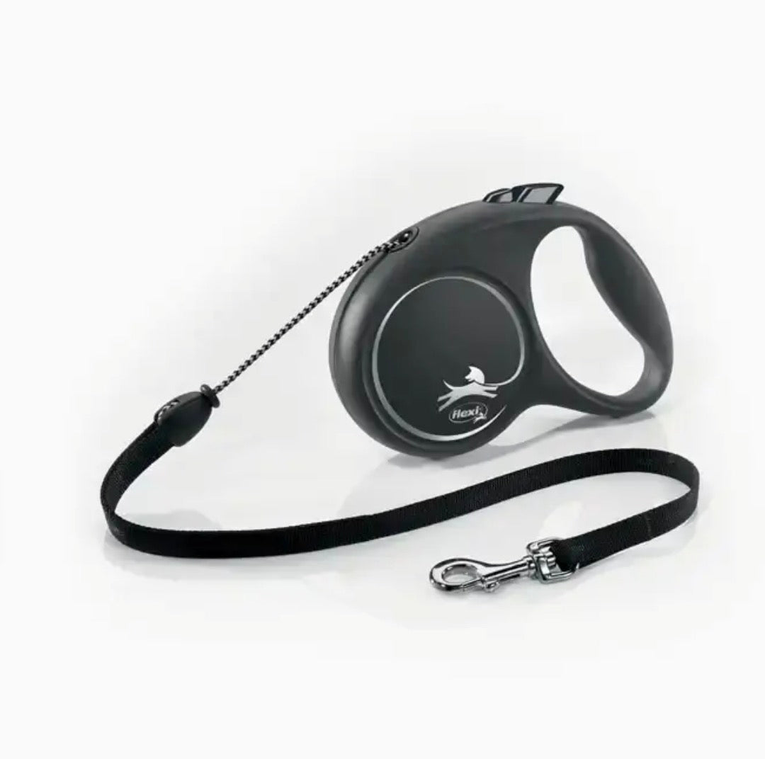Laisse Flexi Black Design
