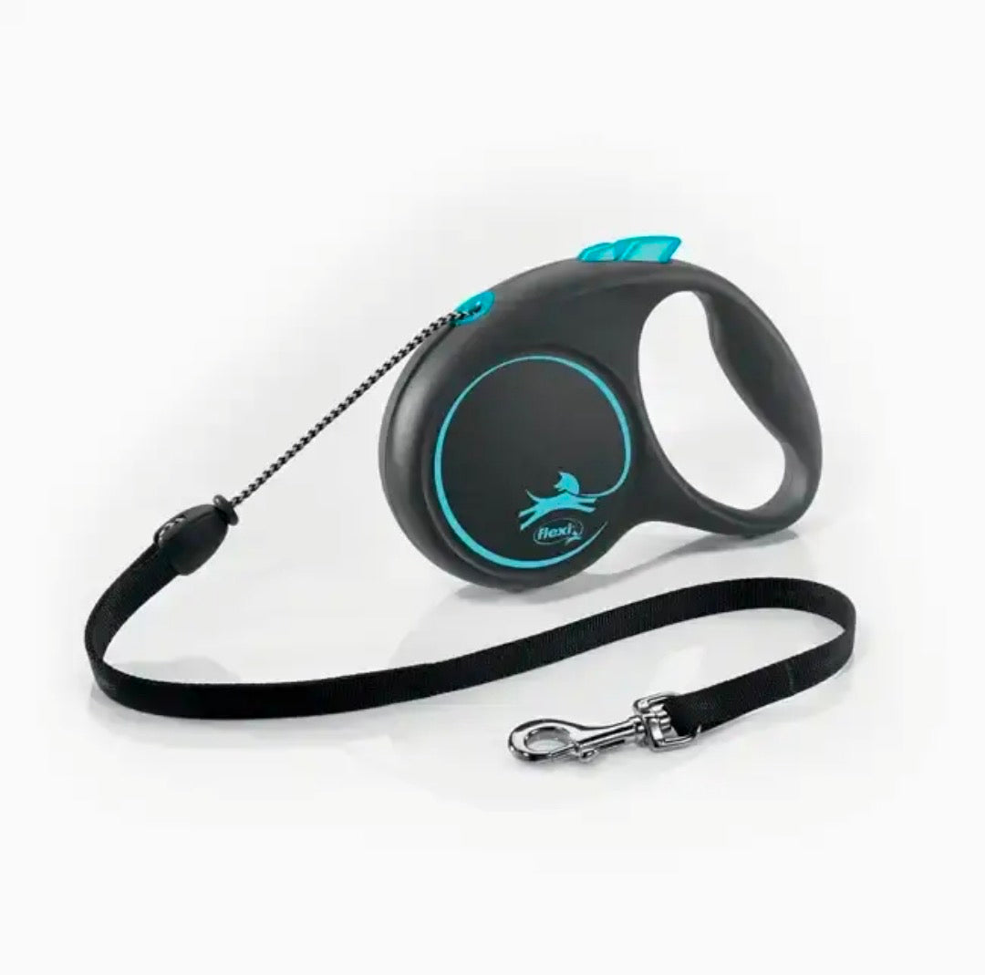 Laisse Flexi Black Design