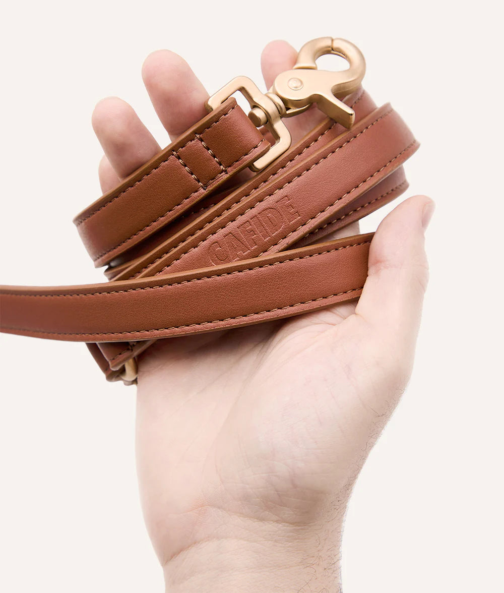 Laisse en Cuir Vegan Multiposition, Jala