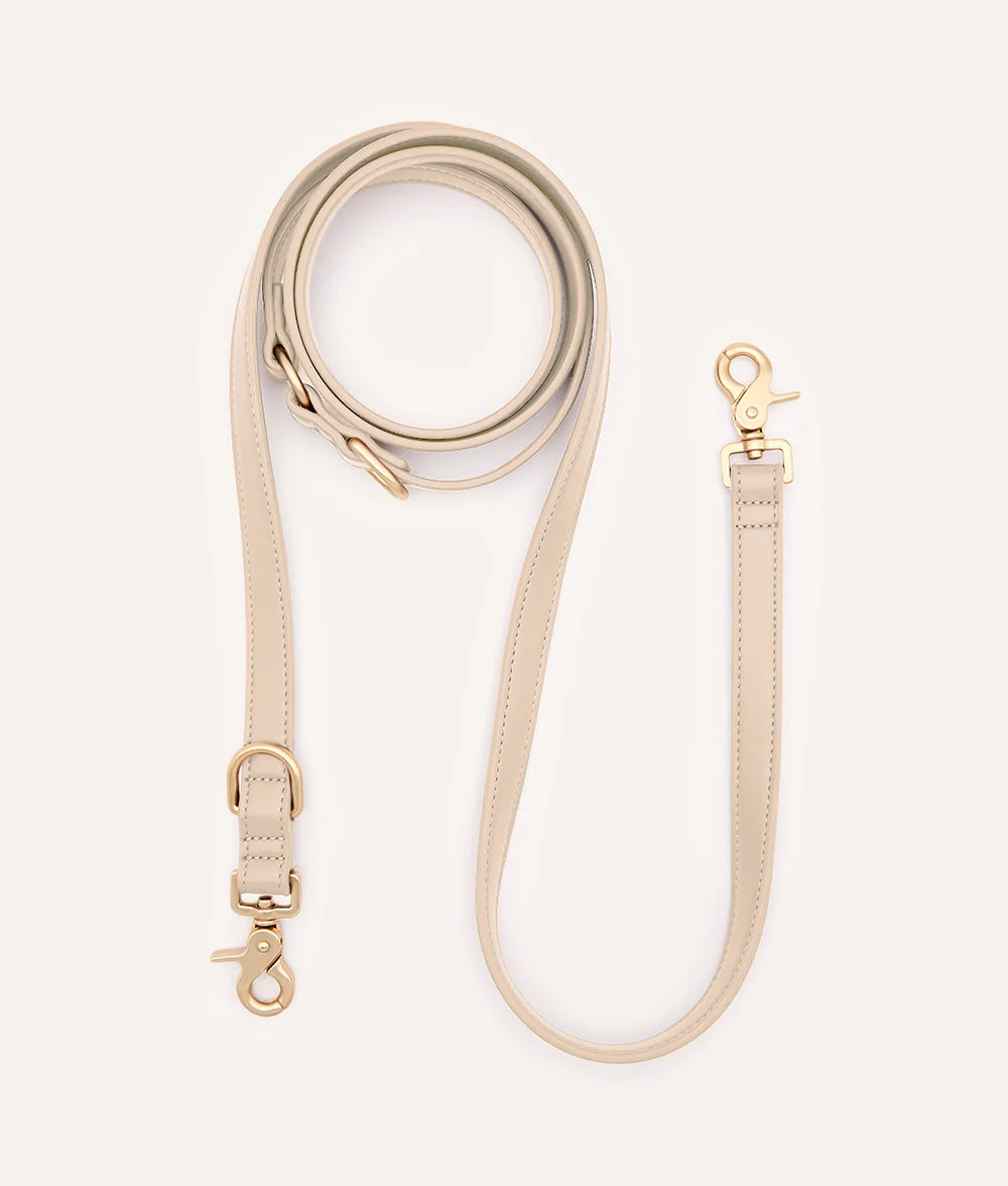 Laisse en Cuir Vegan Multiposition, Jala
