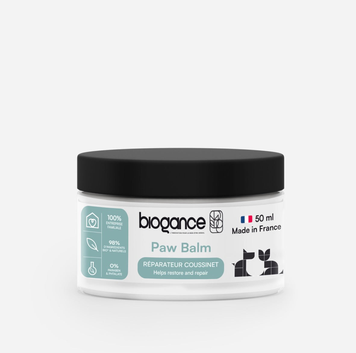 Baume coussinets et truffe Paw Balm Biogance