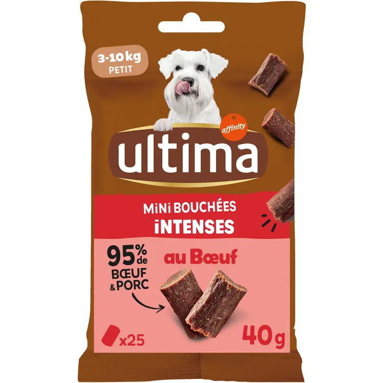 Snacks pour Chiens Mini bouchées intenses
