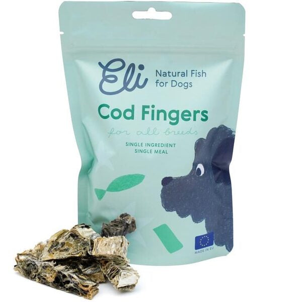 Cubes de morue pour animaux de compagnie Eli 80g