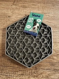 Mangeoire Lick Mat hexagonale pour chiens et chats
