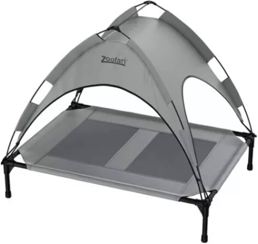 Zoofari Lit pour chien avec pare-soleil