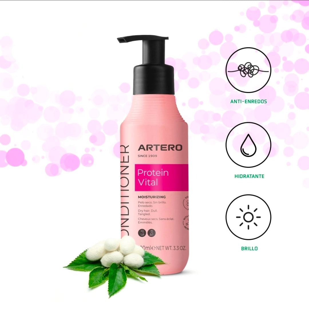 Artero Protein Vital après-shampooing hydratant pour chiens et chats (100 ml - 3,3 oz)